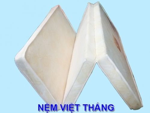 Nệm Bông Ép PE 2 Mặt Gấm Ưu Việt