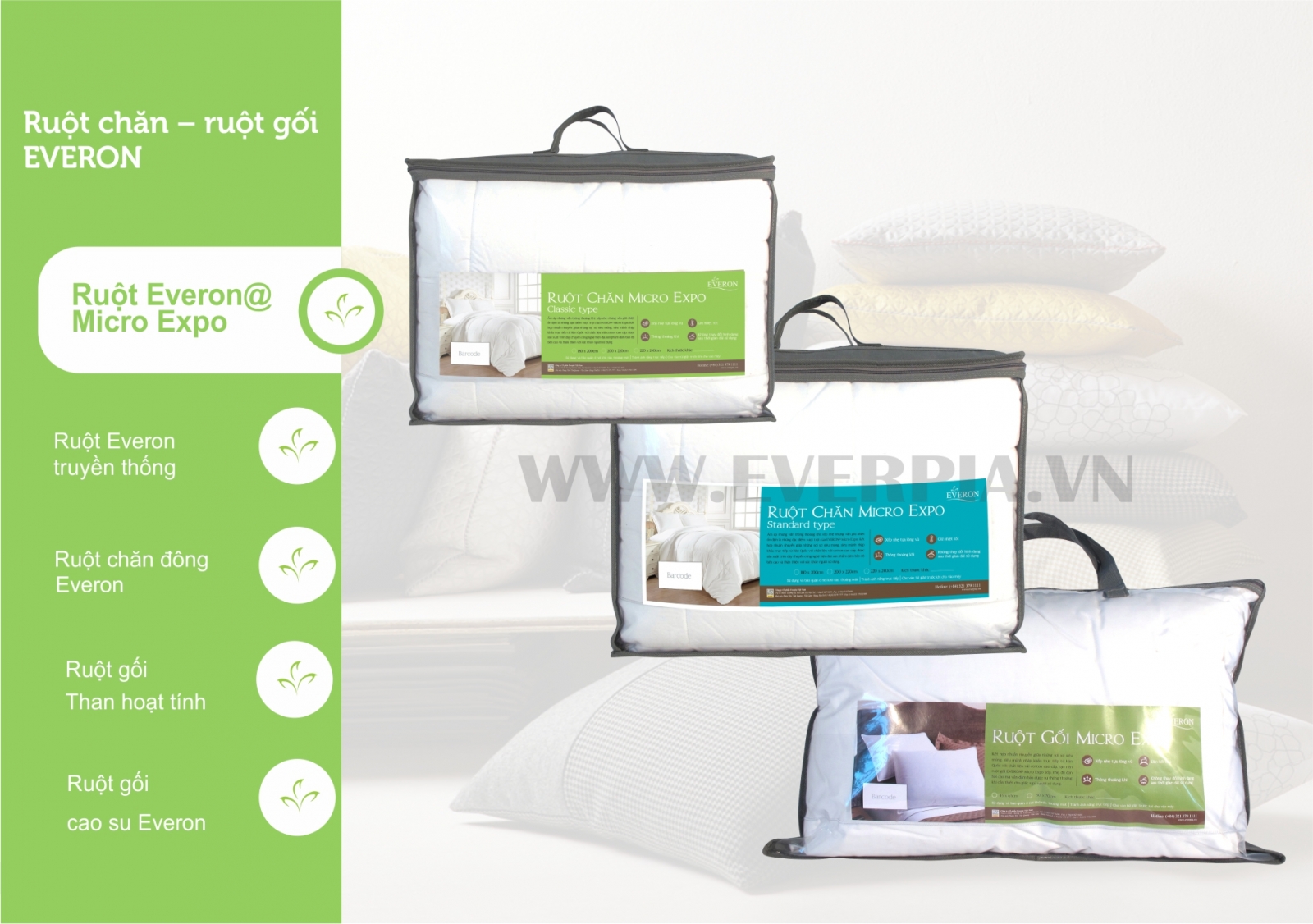 Ruột Chăn Everon Micro Expo Standard (loại dày)