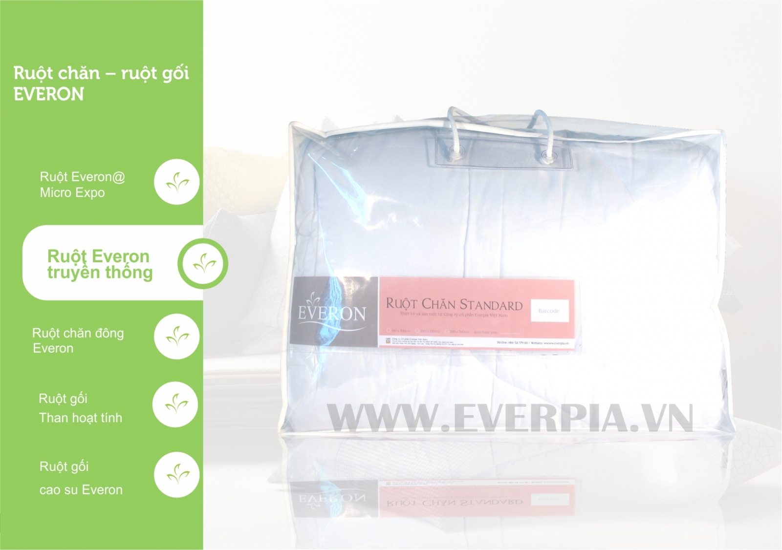 Ruột Chăn Truyền Thống Everon Standard (loại dầy)