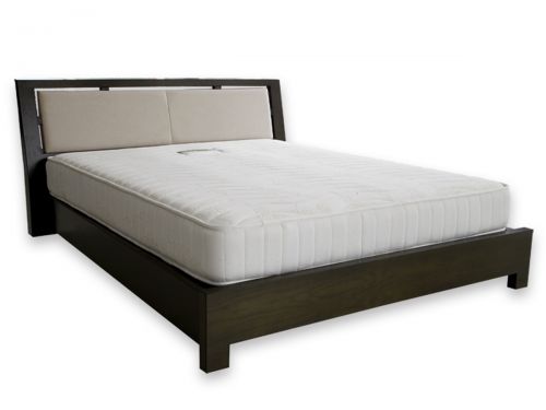 Giường ngủ Liên Á cổ điển màu đen có nệm tựa lưng giảm giá 10%