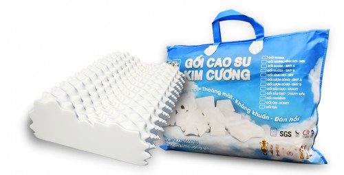 Gối Cao Su Kim Cương Massage B