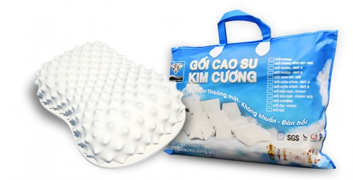 Gối Cao Su Massage Ner Kim Cương