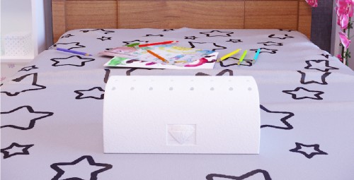 Gối Chặn Sơ Sinh (1/2) 100% Cao Su Thiên Nhiên