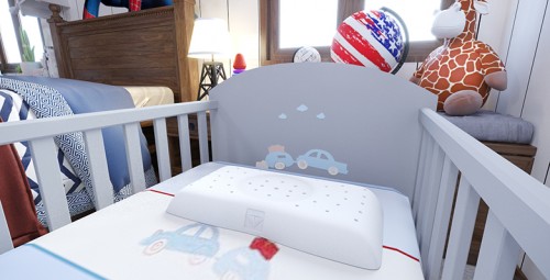 Gối Đầu Cao Su Cho Trẻ Sơ Sinh