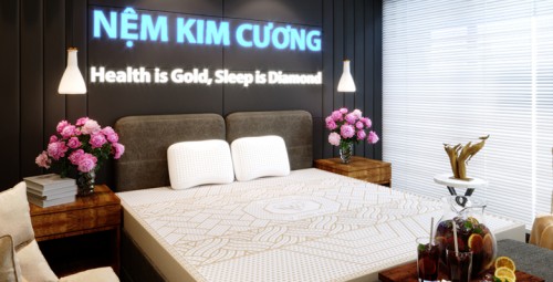 Gối Nằm Cao Su Kim Cương NER