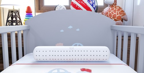 Gối Ôm Sơ Sinh Cao Su Tự Nhiên Mềm Mại Êm Ái