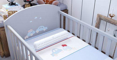 Gối Ôm Sơ Sinh Cao Su Tự Nhiên Mềm Mại Êm Ái