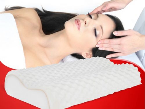 Gối vandino memory foam orthopedic massage pillow Ưu Việt