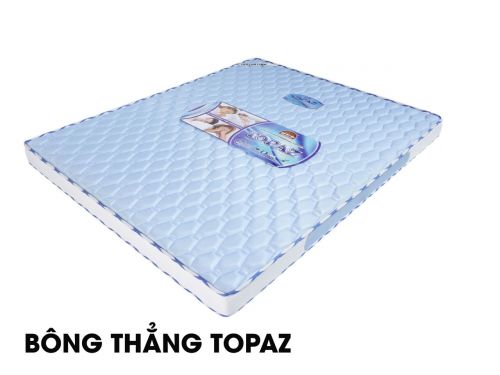 Nệm bông ép thẳng Topaz có chần vải 2d, bảo hành 6 năm