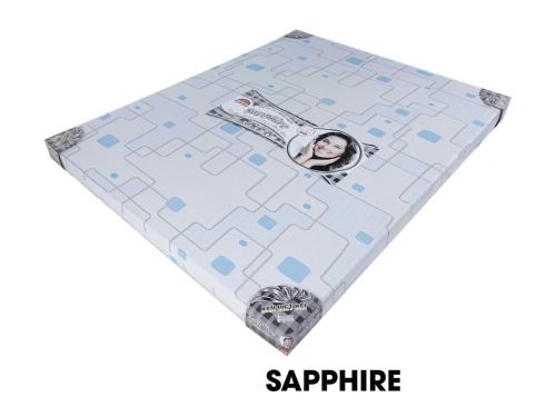 Nệm cao su tổng hợp thông hơi Sapphire xuất khẩu vải xốp gấm -10-50%