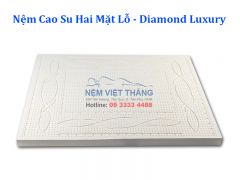 Nệm Biết Đi Cao Su Kim Cương Hai Mặt Lỗ Diamond Luxury
